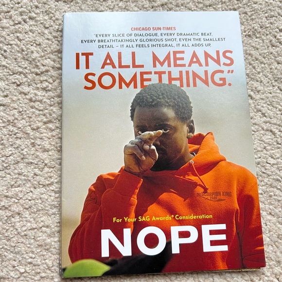 Nope DVD FYC 2022 Jordan Peele New “It All Means Something”